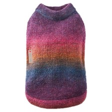 Wolters Strickpullover Rainbow für Hunde - Bunt, Warm, Unikat, Größe S/M