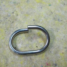 9 Stück Offenes Kettenglied Kettenring Kettennotglied Kette Neu ca. 7,5 cm Lang