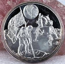 Silbermedaille Landing on the Moon Mondlandung 1969 Ø50 mm 49,6g 999,9 Silber