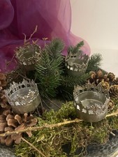 4 Kerzenhalter Adventskranz