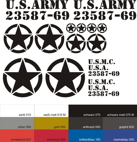 Army sterne mega set - us,