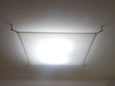 STUDIO LED LICHTSEGEL 125x125 cm KOMPLETTSET TEXTILES LICHT LEDPANEL Hardwareset