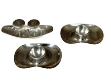 Frühstück Set  Prof. Wilhelm Wagenfeld  Max & Moritz zwei Eierbecher WMF Vintage