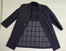 Dunkelbleu  Herrenmantel mit