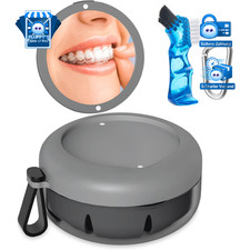 Gebissdose mit Spülkorb und