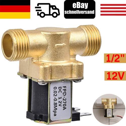 Magnetventil messing 12v - magnetventil,