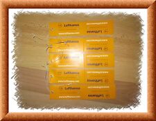 Lufthansa LH DLH Kofferanhänger Reise Airline 5 Stück ee