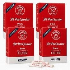 4x 180er Dr. Perl Filter Junior JuMax = 720 Aktivkohlefilter 9 mm  Sparset Vauen