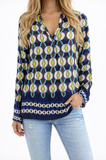 MILANO ITALY Bluse Damen Bunt