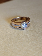 Massiver 14K/585 Rotgold Ring