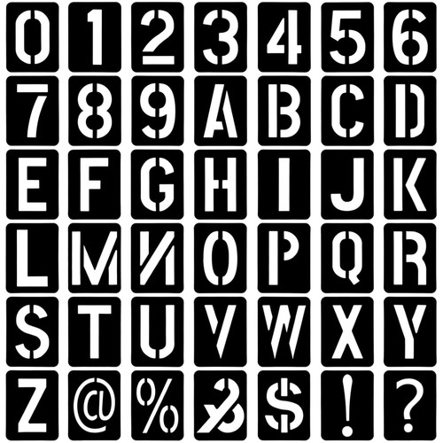 Stück buchstaben schablone - stück,
