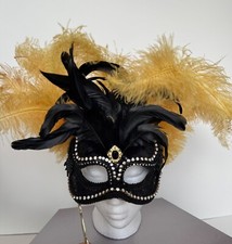 Venezianische Maske, schwarz