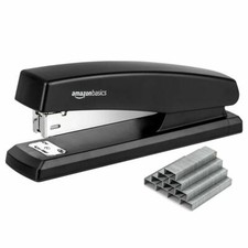 AmazonBasics Heftgerät , 10 Blatt Tacker , Bürohefter inkl. 1000 Heftklammern 