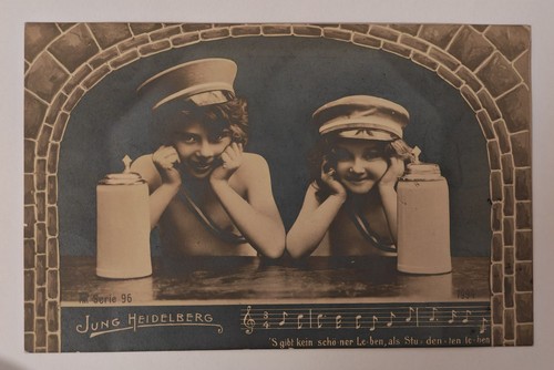 Jung heidelberg 1903 - ak,