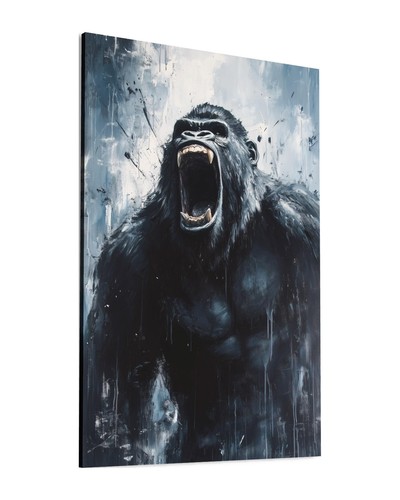 Gorilla leinwand bild wanddeko - gorilla,