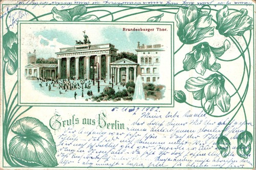 Litho gruss aus berlin - litho,