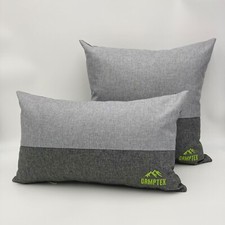 Kissen grau personalisiert