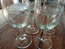 4 x Wassergläser Selters Gläser Glas Mineralwasser