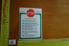 Alter Aufkleber Polizei