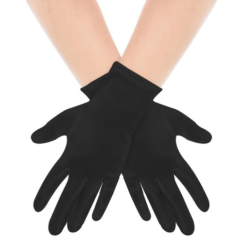 Yolev kurze satin handschuhe - yolev,