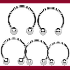 Edelstahl Penisring mit Kugel Cock Ring Eichelring Männer Sexspielzeug Größen