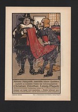 LEIPZIG, Werbung 1911, Christian Günther Anzug-Stoffe