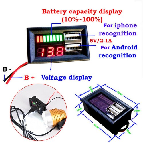 Digital dual usb - dual, 12v