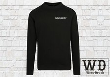 Security Pullover bestickt Sicherheitsdienst Türsteher Ordner Sweatshirt Pulli
