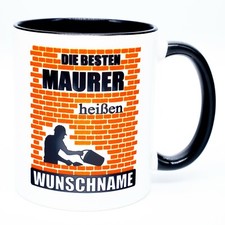 Beste Maurer Name Tasse