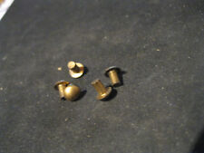 5 stk. VOLLNIETEN / HALBRUNDNIETEN  Kupfer/ Messing