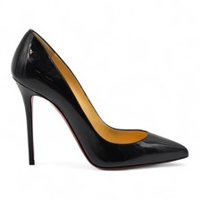 Christian Louboutin Pigalle Lackleder Pumps 100 Schwarz EU 38 US 7,5 - 845 $