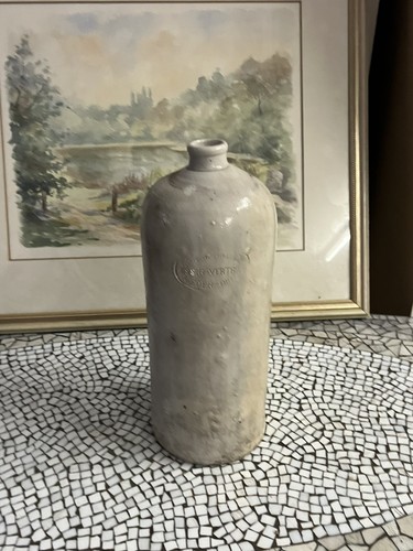 Antiker steinzeug flasche - antiker,