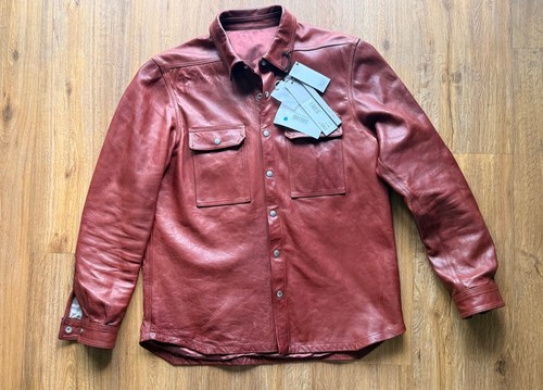 Rick owens leather shirt - leather,