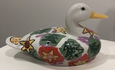 Weihnachtsente Gallo Porzellan