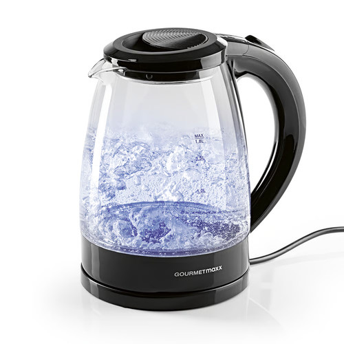 Gourmetmaxx glas wasserkocher - glas,