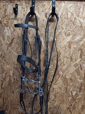  Englische Leder Doppeltrense