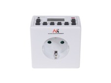 Digitale Zeitschaltuhr Timer Steckdose 10 Programme Schalter Display Akku MCE30G