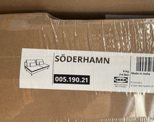 IKEA SODERHAMN 3er Sofabezüge NEU Tonerud grau 005.190.21
