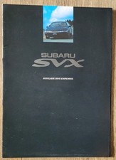 Subaru SVX Prospekt/brochure/folleto/opuscolo/broszura/prospectus/panfuretto 92