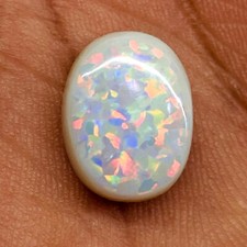 9.65 Cts Australian Opal Dublette 15.5x12mm Top Qualität Flashy Lose Edelstein