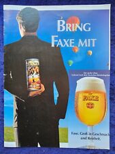 Faxe, der große Däne. .......originale Bier Werbung aus 1987