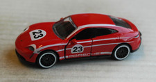 Majorette Porsche Taycan Turbo S rot Elektroauto Sportwagen Motorsport Auto Car