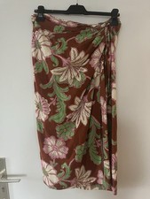 MANGO Knielanger Rock Mit Schlitz Gr M