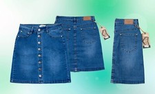 Damen Rock Jeansrock Jeans