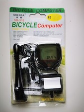 Fahrrad Computer Tacho m. Kabel | OVP
