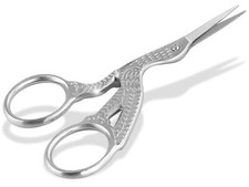 STORCHENSCHERE Stickschere Stoffschere Schneiderschere NÄHSCHERE Edelstahl