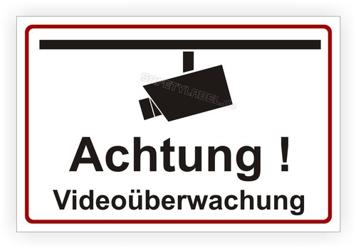 Schild aufkleber warnschild - aufkleber,