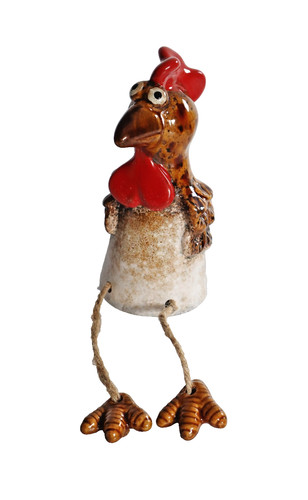 Kantenhocker hahn huhn keramik - kantenhocker,