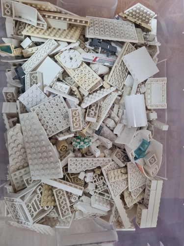 Lego weiße bausteine konvolut - lego,