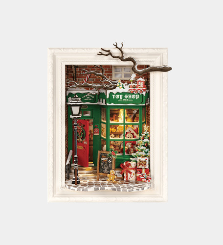Rolife santa toy shop - shop, 3d